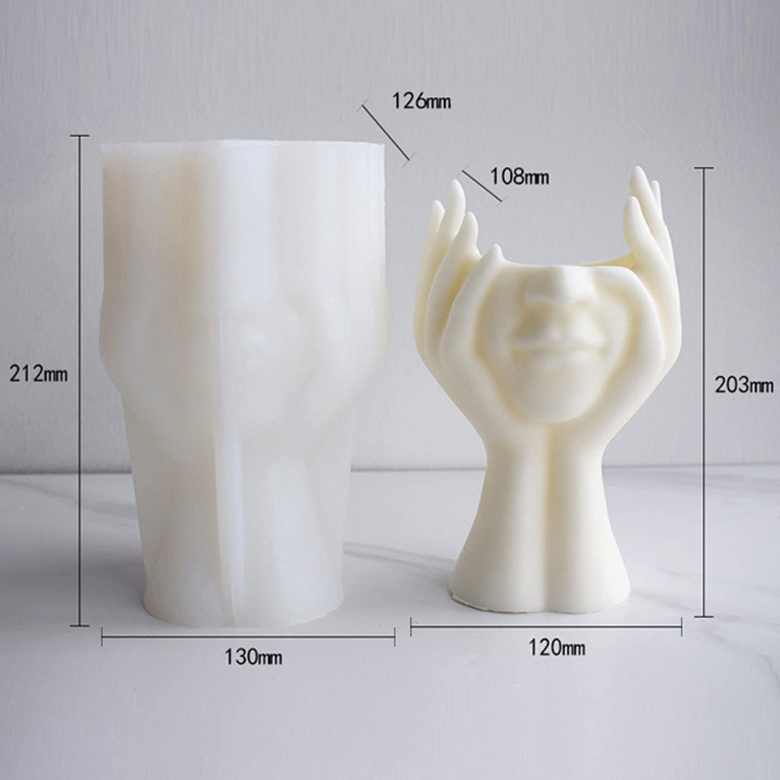 Silikonform mit Wangenvase, für Seife, Schokolade, Süßigkeiten, Dekorationswerkzeug, Silikonform für Seifenherstellung