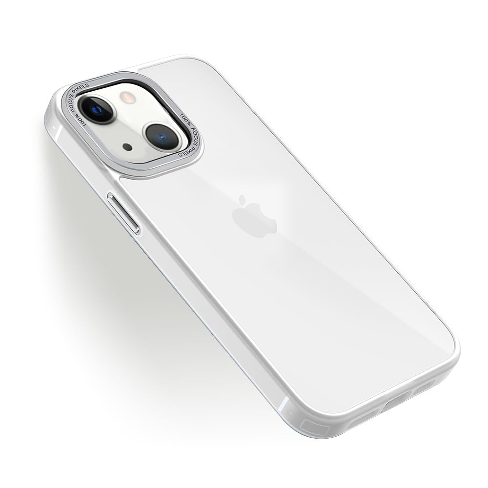 Amazon.co.jp: MuZiF iPhone 14 用 ケース 半クリア 半透明 マット感