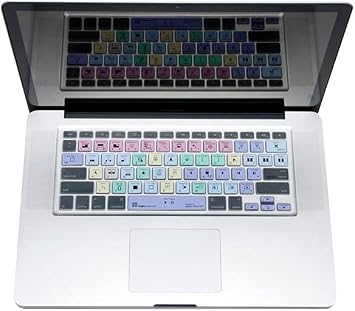 LogicSkin Compatible with Apple Final Cut Pro X for MacBook Pro Retina and Apple Wireless Keyboard - LS-FCPX10-MBUC
