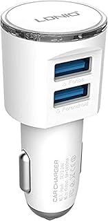 شاحن سيارة مزود بكابل لاتينينج من لدنيو، DL-C29، لايتنينغ، أحمر