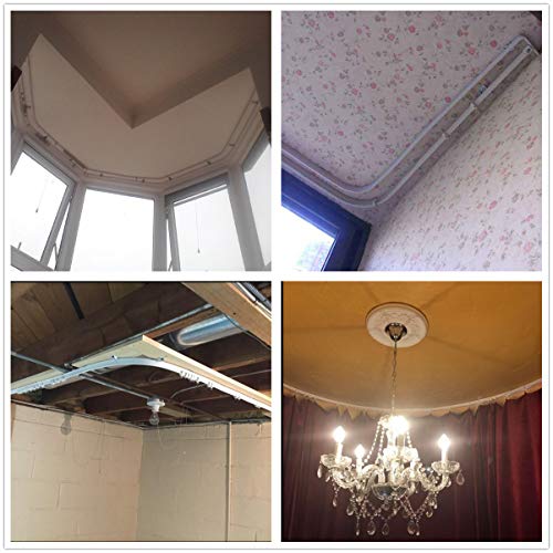 最安値 カーテンレールセット カーテンレール リングランナー付 自由にレールを切る事ができるのでご自分で長さ調節できます 3mの価格比較