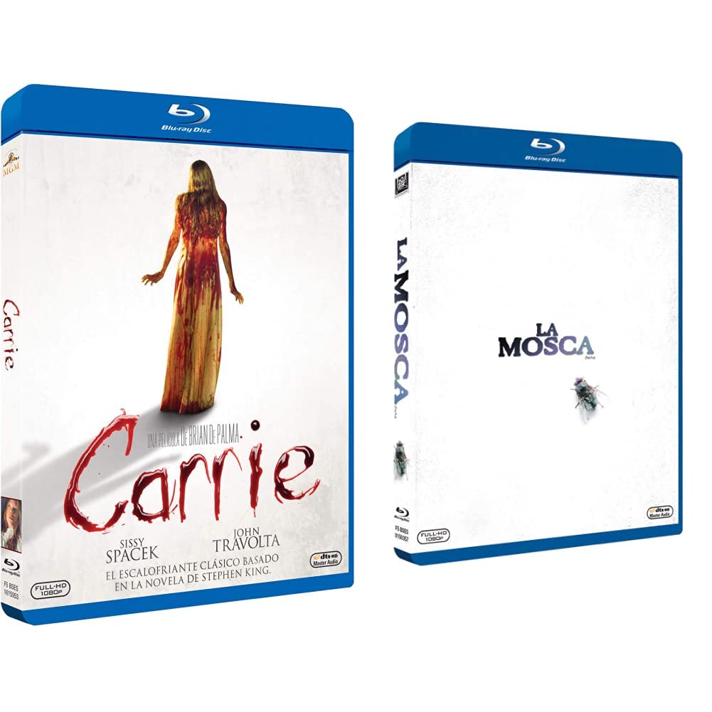 Carrie Blu-Ray mas La Mosca para coleccionistas que buscan la mejor definicion