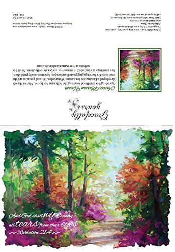 Gracefully Yours Blessed Mourning Sympathy Greeting Cards Featuring Marian Hirsch, 12, 4 Designs/3 Each With Scripture Message #TOP1