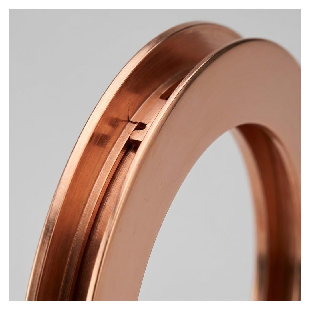 MAKA Rosone Ellittico Canna Fumaria Doppia Parete Rame Ø 180 mm