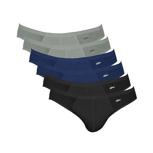 Kit 6 Cuecas Slip Algodão, Zorba, Masculino