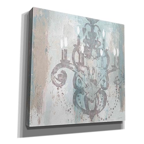 Epic Graffiti 'Candelabra Teal II' by James Wiens, Canvas Wall Art, 12