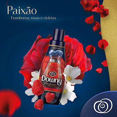 Downy Concentrado Perfume Collection Paixão 900ml - Kit 2 Amaciantes Líquidos com Fragrância, Suaviz