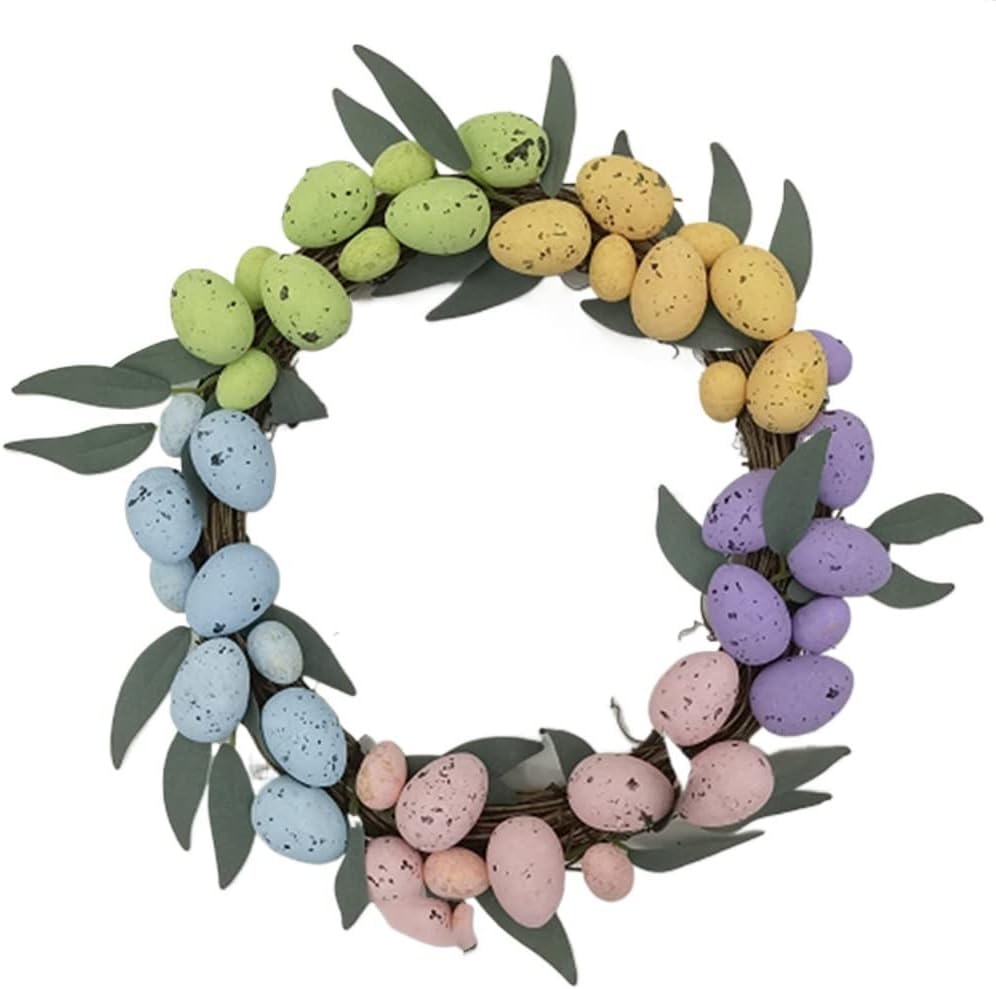 Simulated Flower Wreath Layout On The Wall, Simulated Plant Wall Decoration