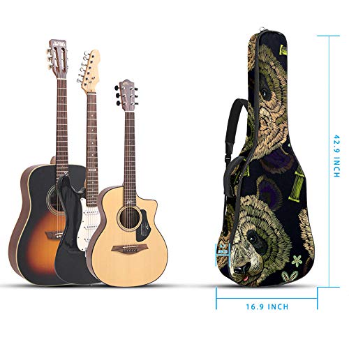 Housse de guitare, convient aux guitares folk et classiques de 39,40,41 pouces, nylon Oxford 600D étanche, épais… - Les Beatles, Paul McCartney, John Lennon, RIngo Starr, George Harrison Housse de guitare, convient aux guitares folk et classiques de 39,40,41 pouces, nylon Oxford 600D étanche, épais… – Image 8