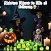 50PCS Halloween Luminous Mini Figures - 50 Styles Glow in The Dark Tiny Resin Miniatures - Pumpkin Skull Ghost for for Plant Pot Landscape Lawn Landscape Home Party Decor (Luminous Halloween)