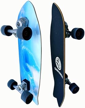 Amazon | ランドサーフィンスケートボード32インチ、7層カナダメープル