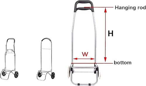 Miniatura 4 de Bolsa de repuesto para carrito de 71 litros, bolsa de repuesto para carrito de compras con bolsillos laterales, bolsa de almacenamiento impermeable