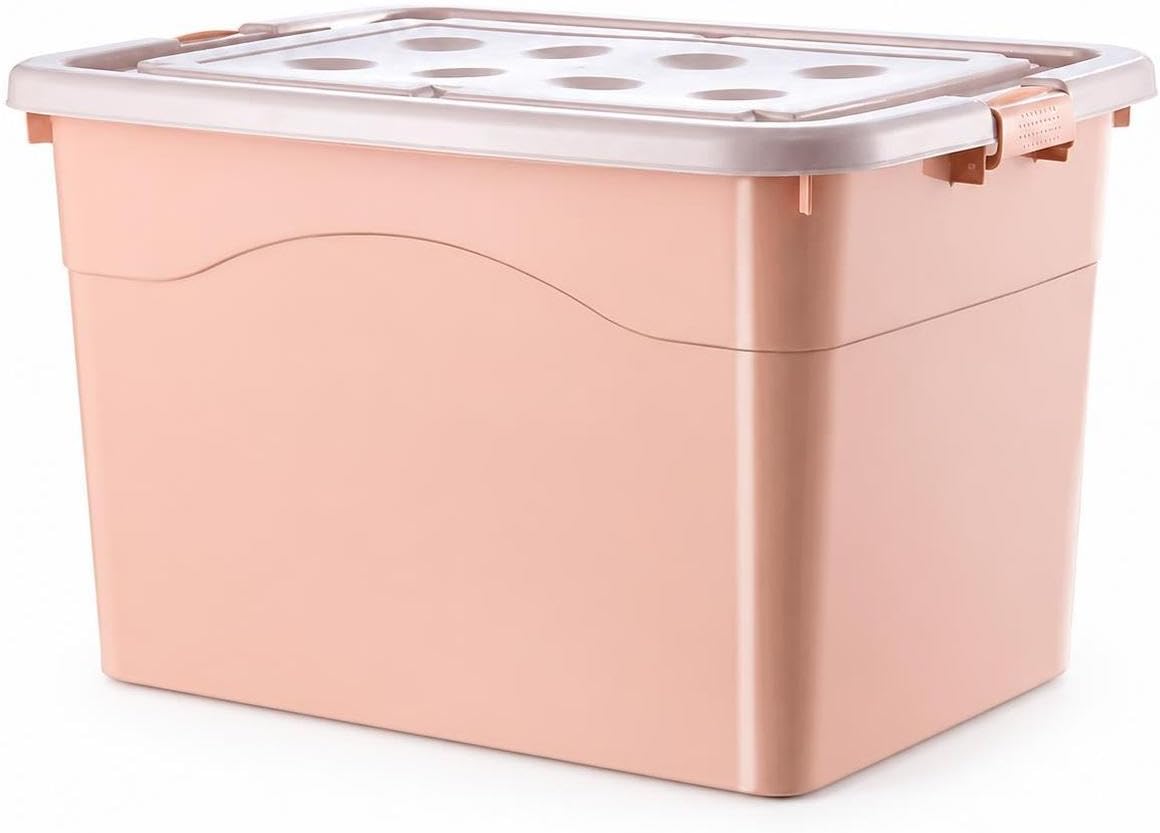 Storage Box, Dustproof Stackable Home, 63x46.5x37 cm