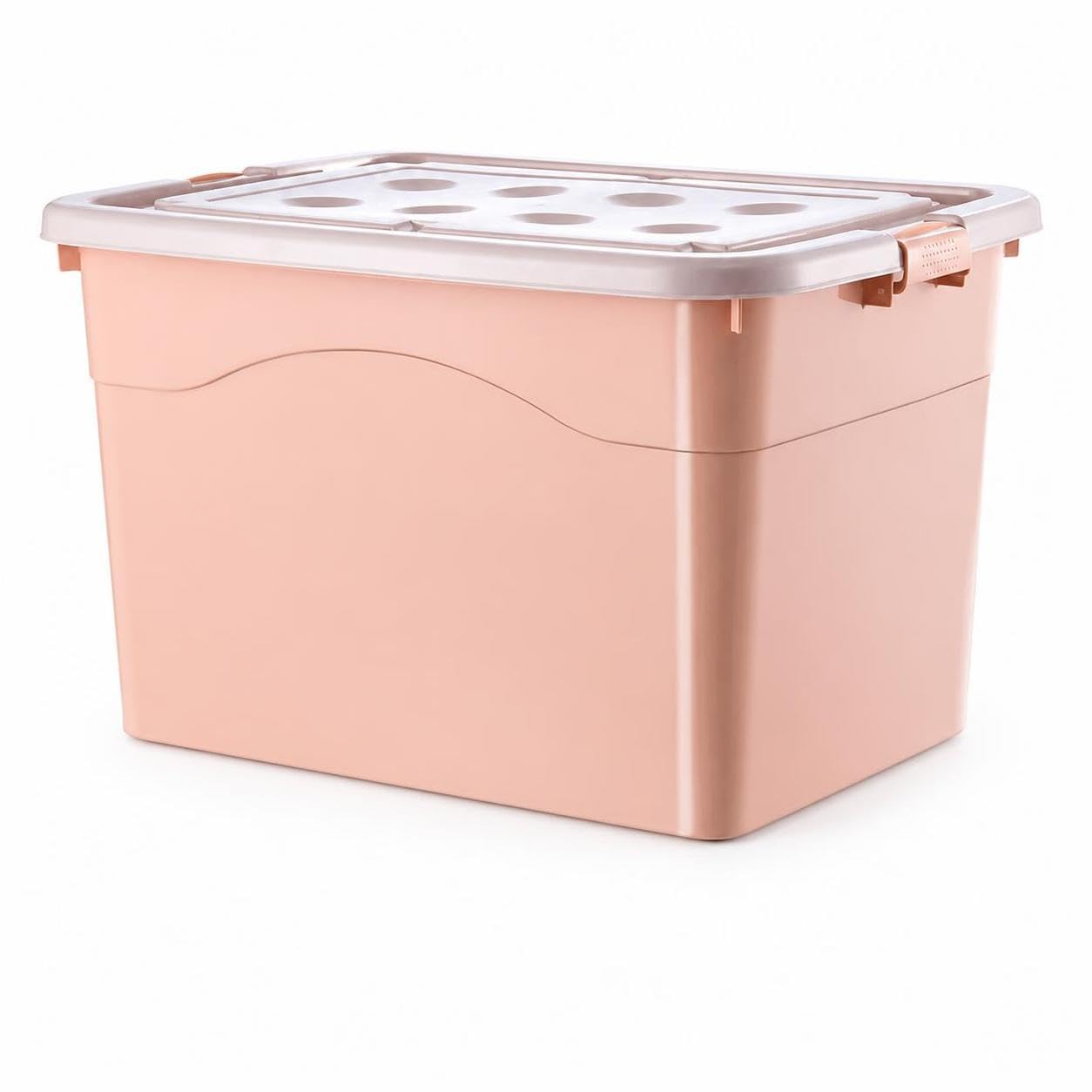 Boîte Rangement Empilable en, 63x46.5x37 cm