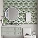 Green Leaf Wallpaper Peel and Stick Wallpaper 17.3