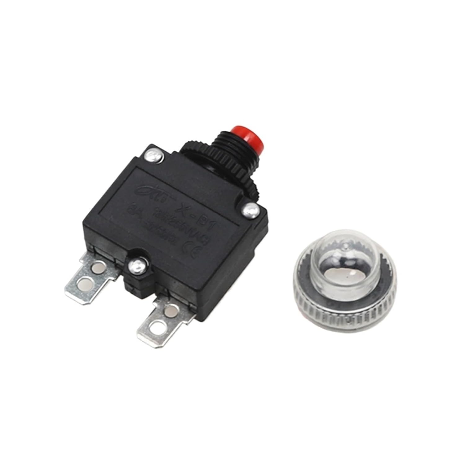 Circuit Breaker Overload Protector Switch Fuse 2A 3A 5A 6A 7A 8A 10A 15A 20A Without Waterproof Cap(8a)