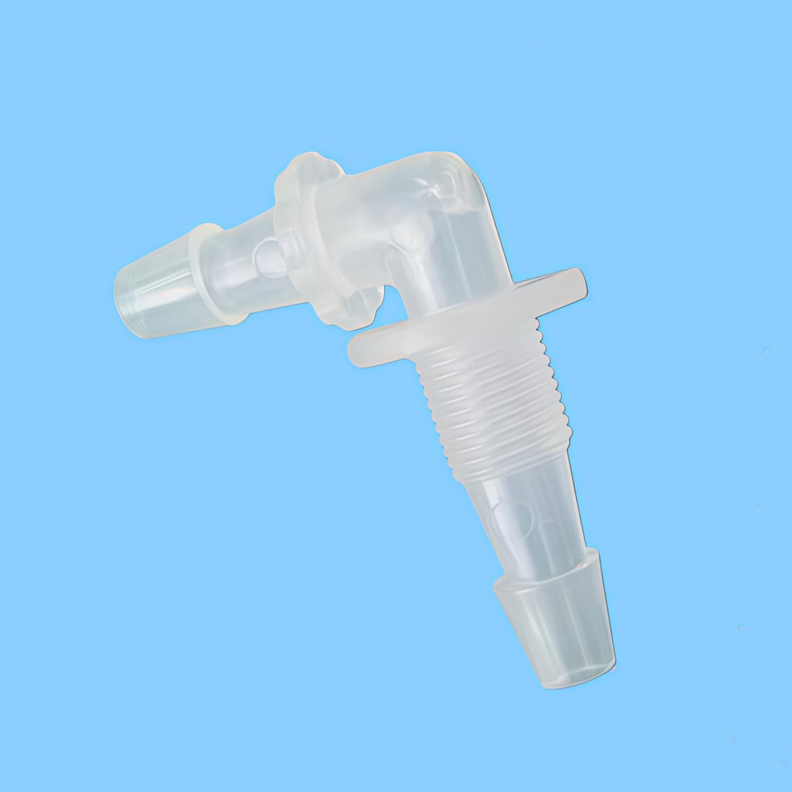 Accesorios de mamparo de 5,6 mm, conector de manguera de plástico reutilizable con tuerca roscada macho de 1/8 G para laboratorios, diseño igual, ideal para transferencia de fluidos