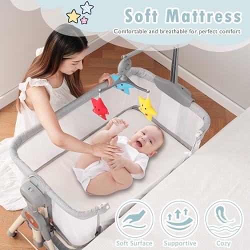 Meichyun CA-PKZQ-RR001 Baby Bassinet,Rocking Bassinet thumb #5