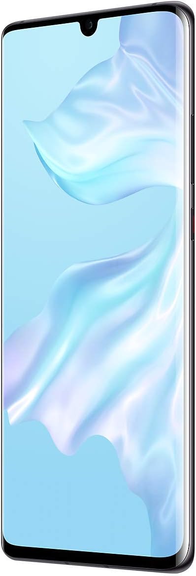 P30 Pro 128 GB 6.47 Inch OLED Display Smartphone with Leica Quad AI Camera, 8GB RAM, EMUI 9.1.0 Sim-Free Android Mobile Phone, Single SIM, Midnight Black, UK Version