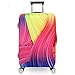 Fvstar Luggage Cover Washable Dustproof Travel Suitcase Cover Spandex Elastic Luggage Protector TSA Approved Baggage Protective Cover