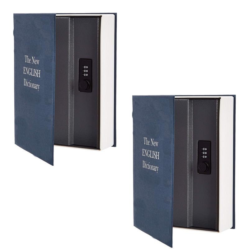 BUY ONE GET ONE Book Safe Metal Locker Box with Lock and Key, Secret Safe Box Hidden inside Dictionary/Diary for Home and Office (Multicolour)-image-39