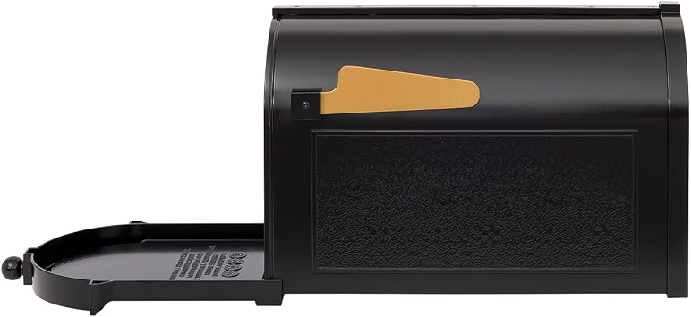 Whitehall Capitol Mailbox - Black,Extra Large