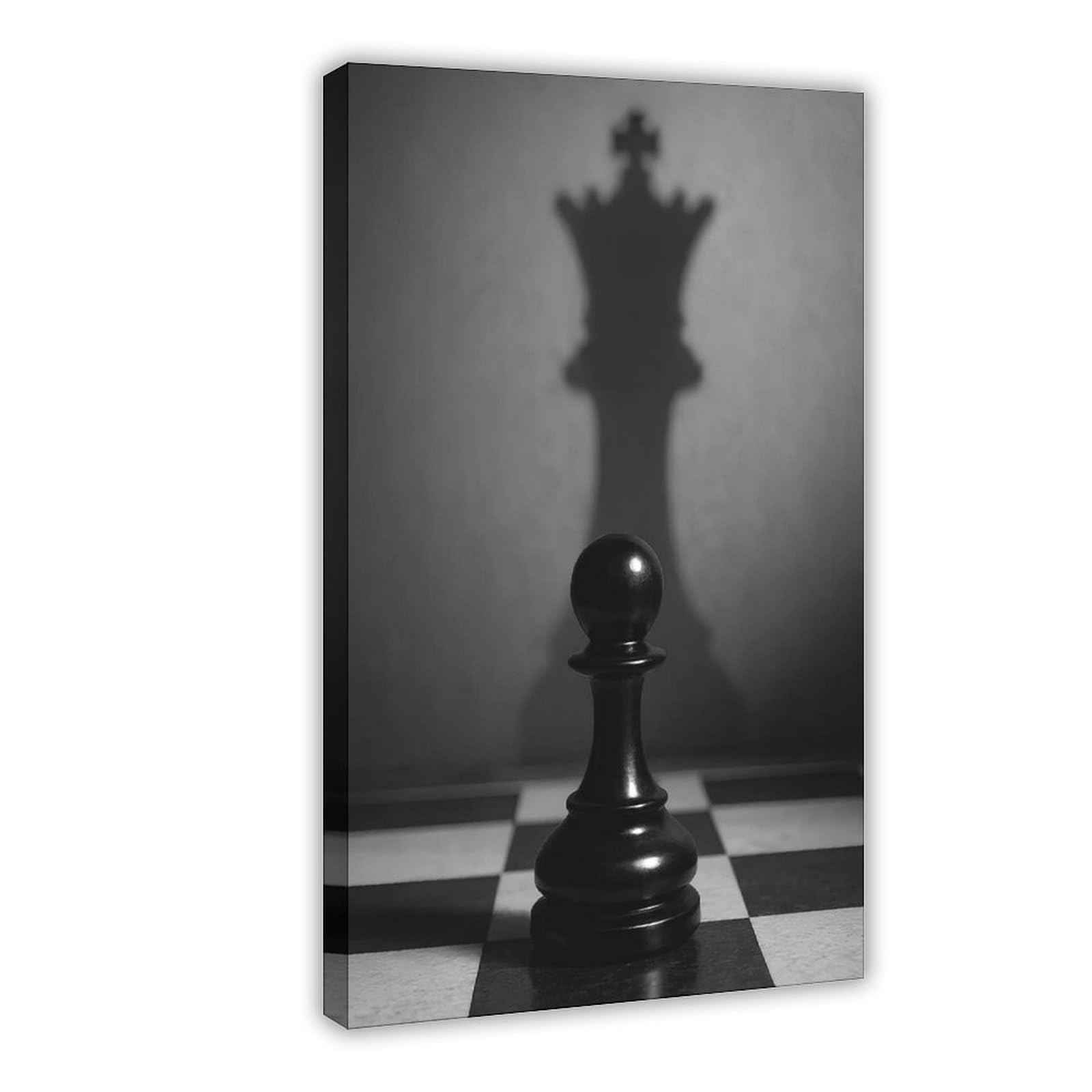 NCUDANK Chess Poster Canvas Poster Wall Art Decor Print Picture Paintings for Living Room Bedroom Decoration 12x18inch(30x45cm)