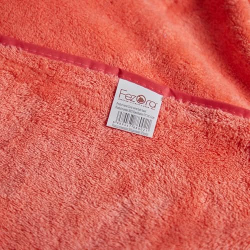 Image of Fezora Microfiber Bath Towel for Men & Women - Large Size 70x140 cm, 400 GSM, Ultra Soft, Quick Dry, Lightweight & Super Absorbent Towel for Bathroom, Gym, Spa, Travel & Swimming (Pink)