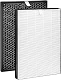 FY1413/40 Active Carbon & FY1410/40 HEPA Replacement Filter Set Compatible with Phil-lips Purifier Series 1000 1000i, Replace AC1214 AC1215 AC1217 AC2729