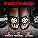 Dark Leigh Black Slides - Pentacle Size 6 , Footwear for Men & Women , Mens Comfortable Cloud Slippers , Womens Fashion Flip Flops Grunge Sandals , Indoor Outdoor Graphic Athletic Waterproof Gothic 3D Design Slide Pentagram