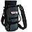 Wild Wolf Outfitters Water Bottle Holder for 40 Ounce Bottles - Blue - Carry, Protect and Insulate Your Best Flask with This Carrier w/ 2 Pockets & an Adjustable Padded Shoulder Strap