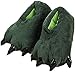 Hausschuhe Herbst Winter Plüschtier Kostüm Pfote Klaue Schuhe Männer Frauen Kinder, Cosplay Tiger Dinosaurier Bär Panda Kostüm-28-32,Green
