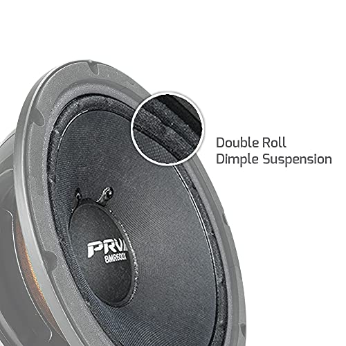 Prv Audio 8 Inch Midrange Speaker 8Mr600X, 600 Watts Program Power, 8 Ohm, 2 In Dual Layer Voice Coil, 300 Watts Rms Pro Audio Speaker (Single) #TOP5