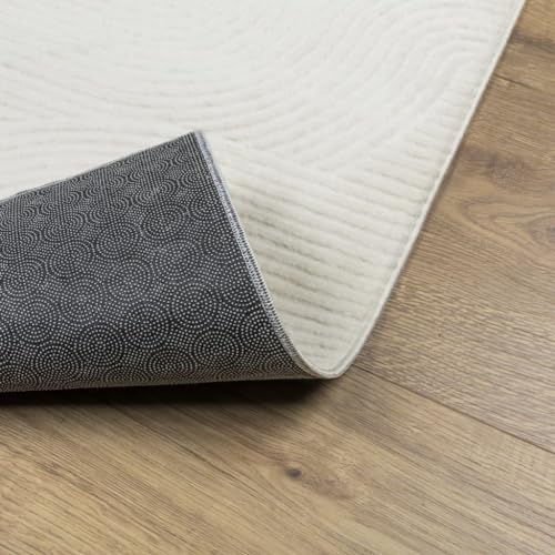 Tapis motif géométrique effet 3D IZA 240x340 en polyester doux - 6