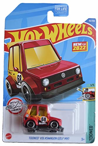 Hot Wheels Tooned Volkswagen Golf MK1 miniatura 1