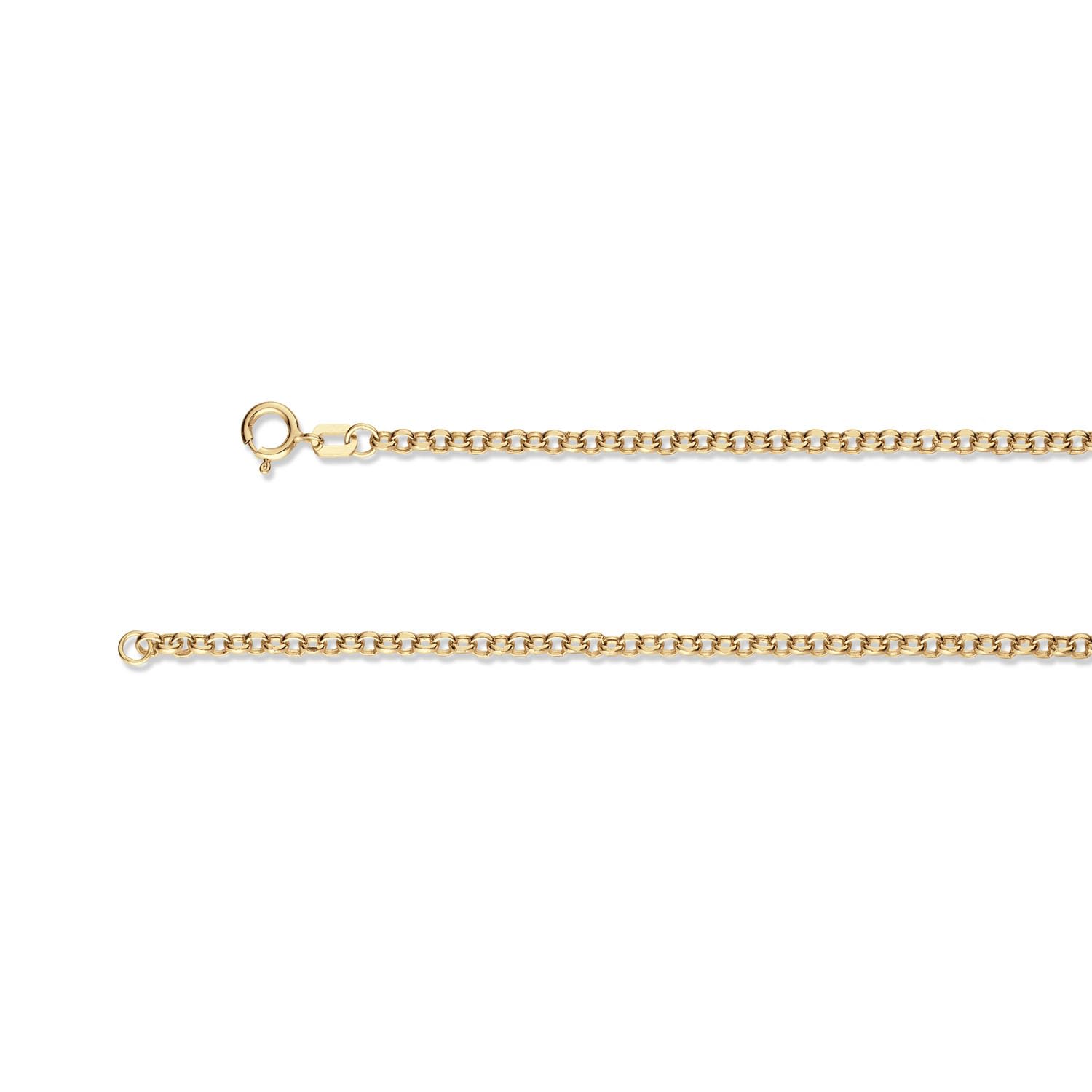 JACKIE GOLD Schmuck Damen | 14 Karat / 585 Echt Gold Armband | Menton Bracelet JKB25.504 | Länge 19 cm | Armkette mit Gliedern