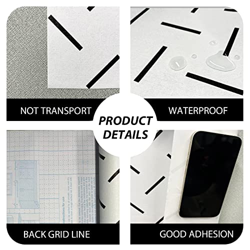 Zbskj Black And White Peel And Stick Wallpaper 17.7” X 236” Modern Wall Paper Boho Geometric Removable Contact Paper Peel And Stick For Bathroom, Bedroom #TOP3