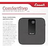 Escali ComfortStep Anti-Slip Digital Bathroom Scale for Body Weight with Removable Linen Platform Cover and High Capacity of 400 lb, Batteries Included
