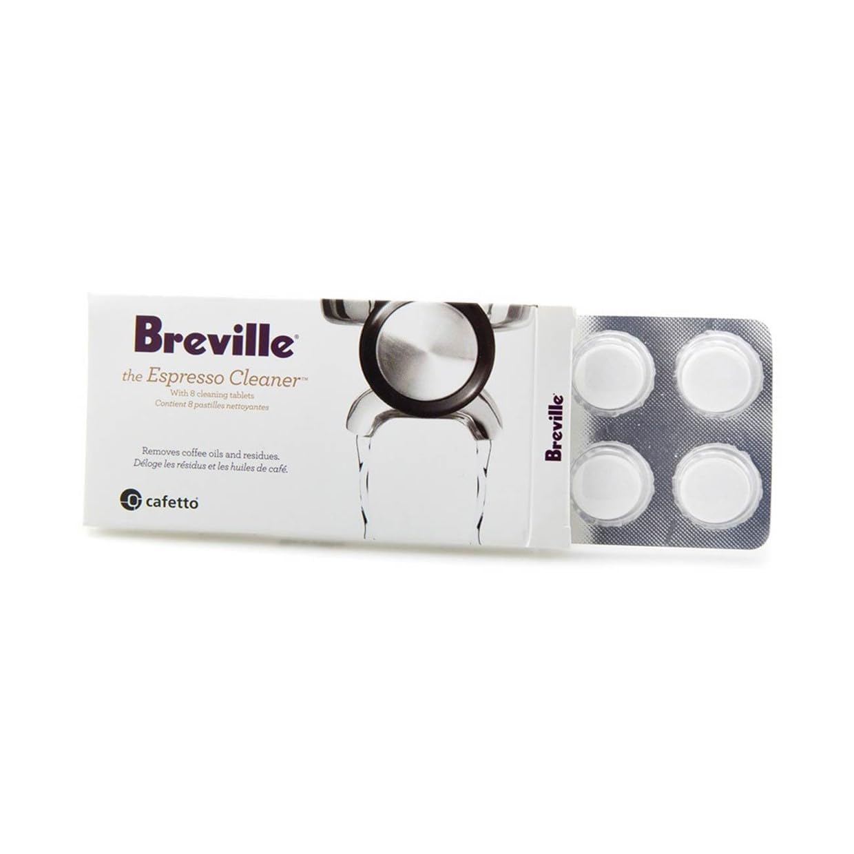 Replacement Espresso Cleaning Tablet for Breville Machines BEC250 8 Tablets