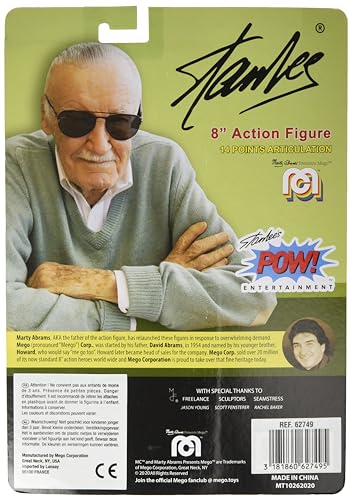 Mego Stan Lee Figurine de Collection Dès Lansay - vue 6