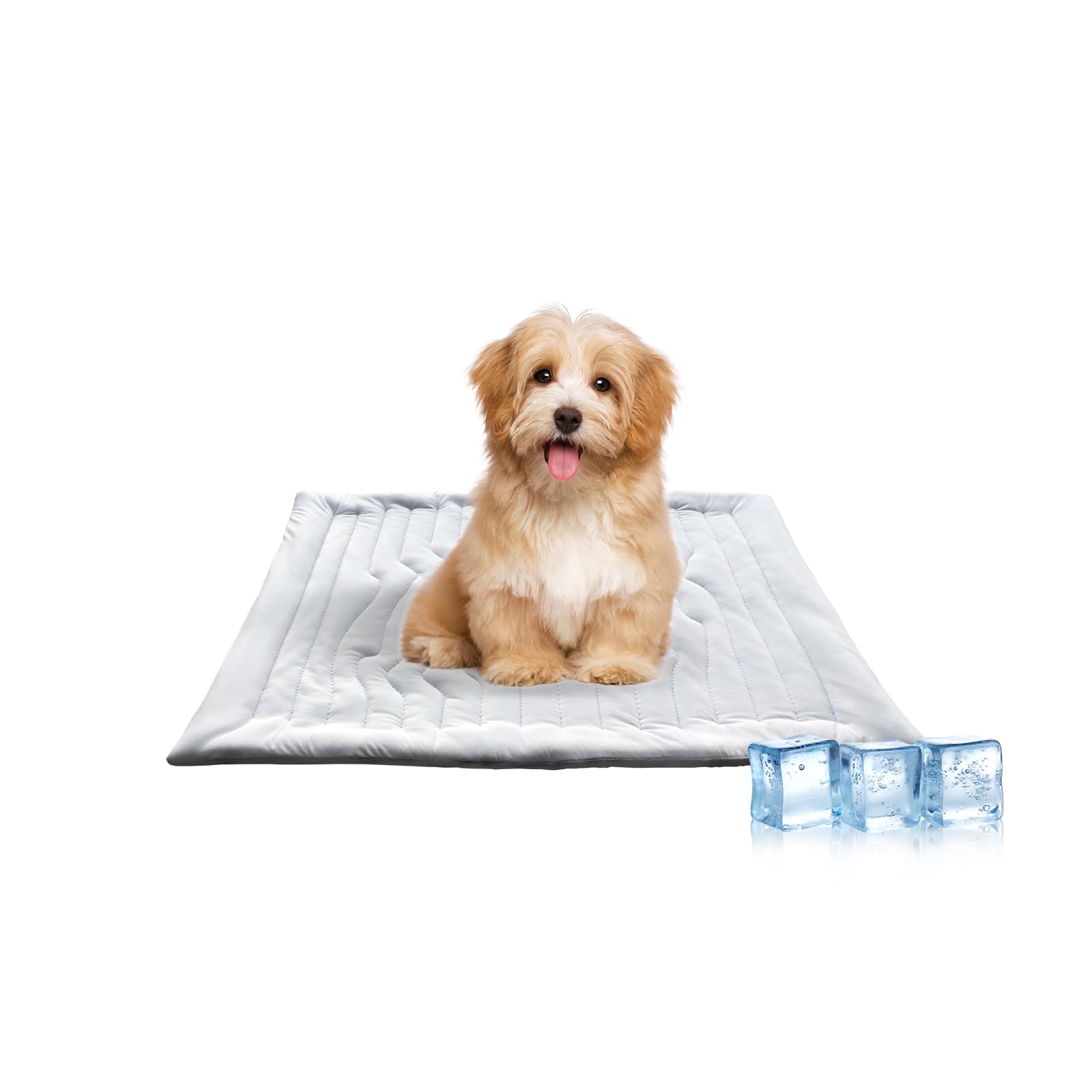 Dog Cooling Mat,Self Coolings Foldable Cooling Pad for Dog in Summer Coolings Mat for Dogs and Cats Machine Washable, Can Be Used Both Hot&Cold(S-52 * 40cm)