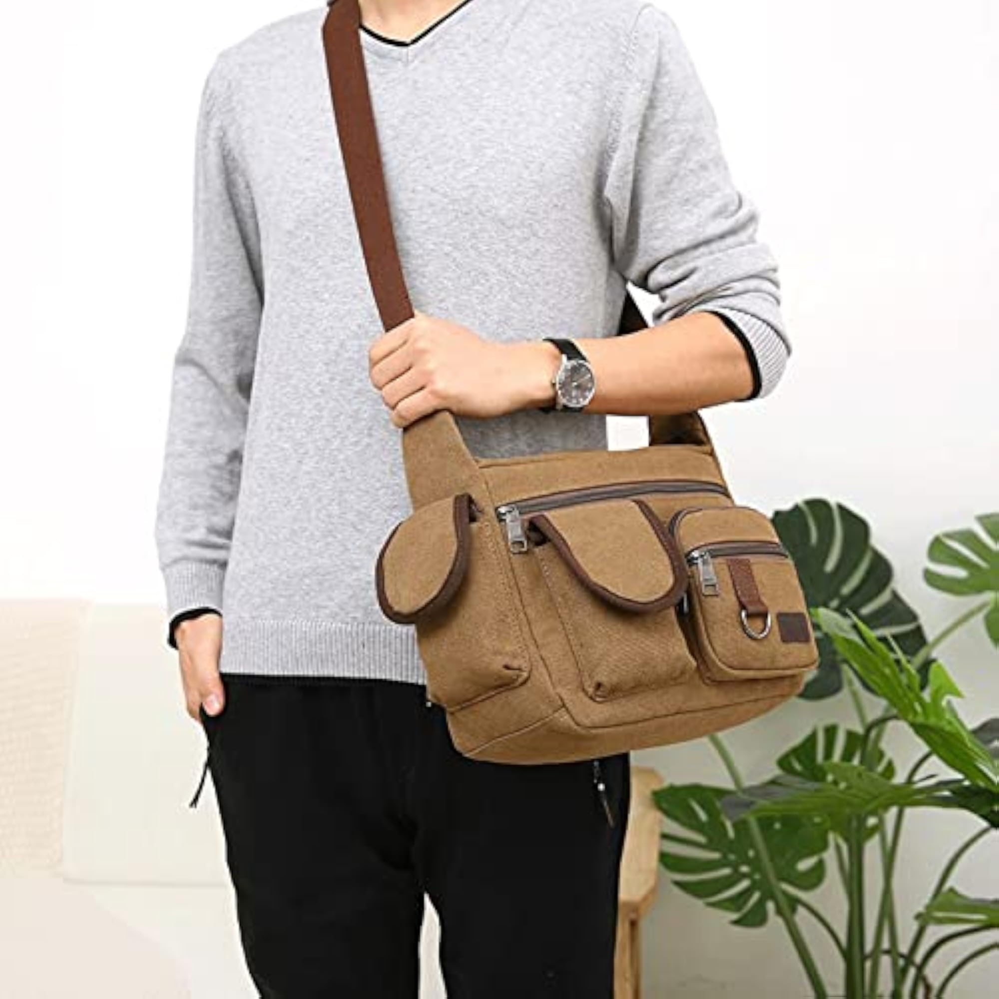 Men's Multi-functional Travel Shoulder Bag