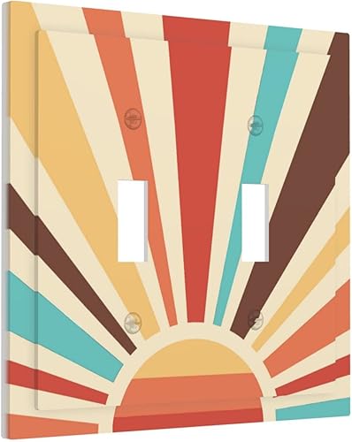 Miniatura 21 de Cubierta de interruptor de luz de palanca de hojas tropicales negras y doradas, hoja de palmera, decoración de 1 cuadrilla, placa frontal eléctrica