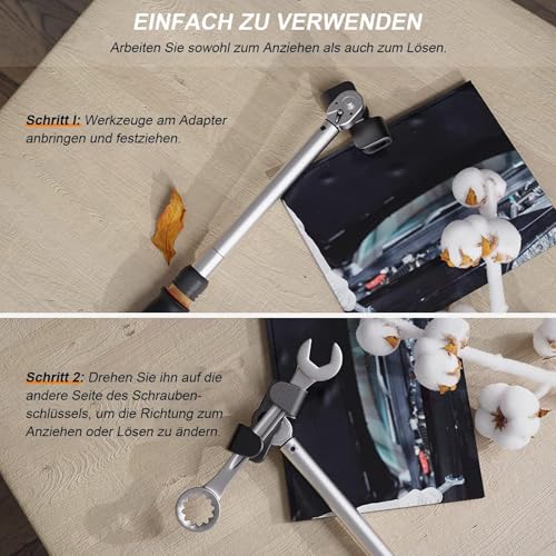 Extension de clé ergonomique pour travailler dans les espaces restreints - 7