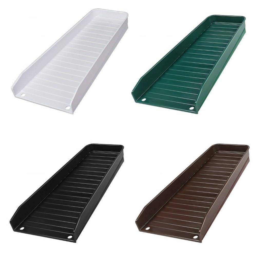 Bloc d'extension de gouttière en PVC pour garder une terrasse propre en automne