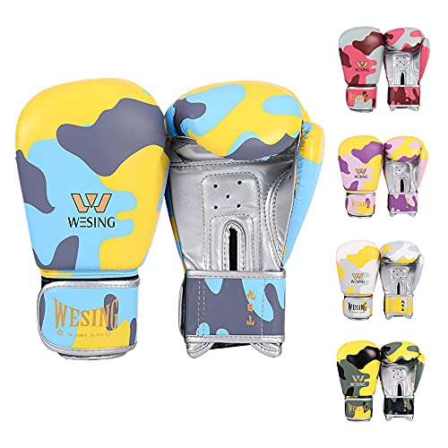 Wesing Kids Professional Cute Boxing Gloves Kickboxing Sparring Workout Training Gloves… #TOP10