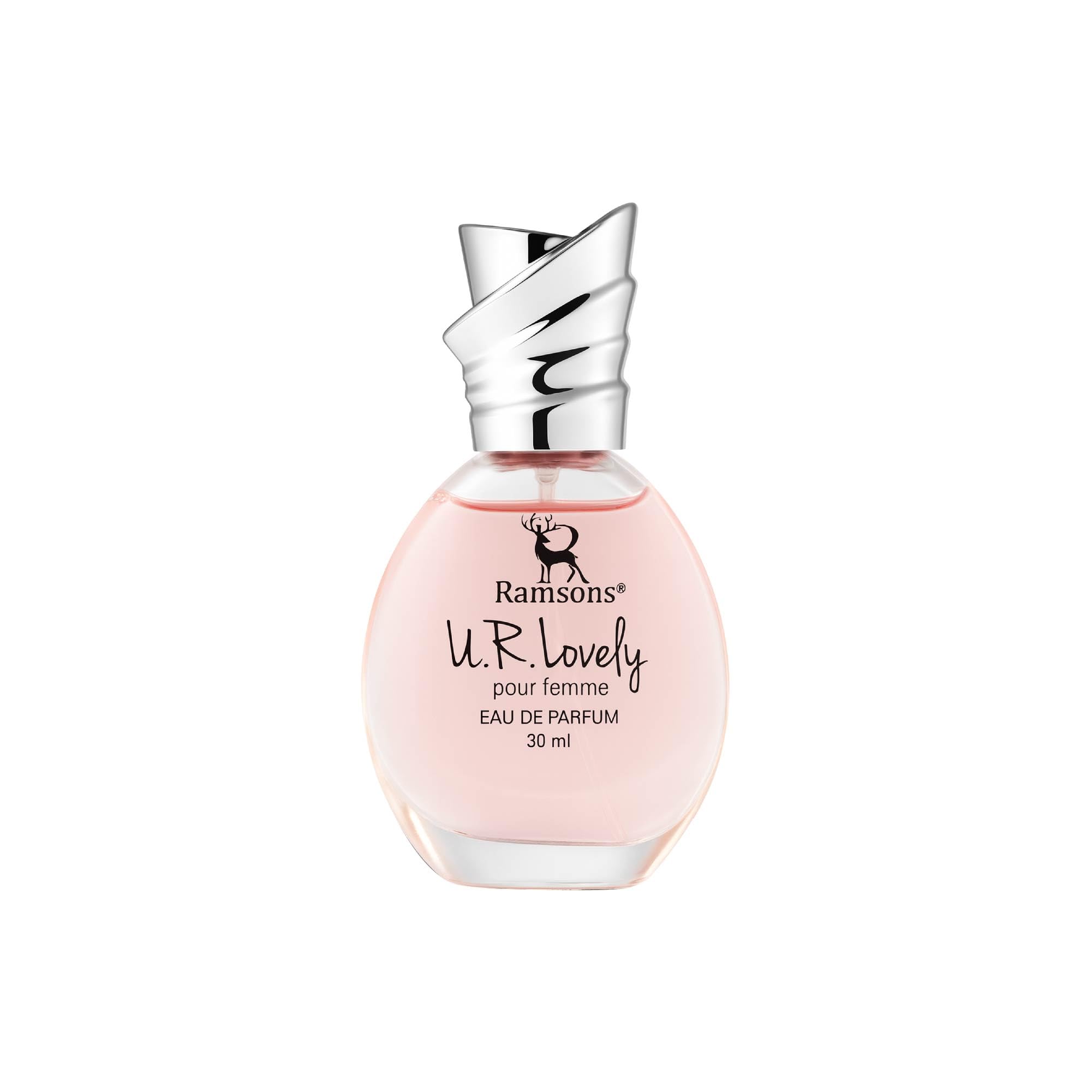 Ramsons - U R LOVELY Eau De Parfum | 30 ML | Perfume For Women | TN - Bergamot, Peach, Orange, Grapefruit, Aquatic | MN - Lilly of the valley, Rose, Jasmine, Cinnamon | BN - Woody, Musk, Vanilla-image-31