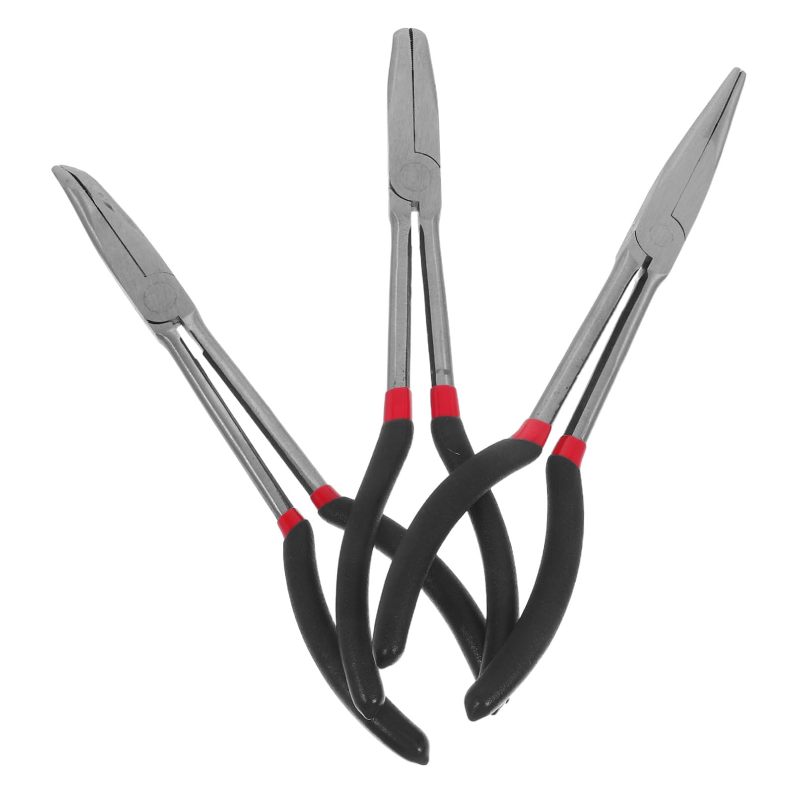 Pince à bec longue en acier haute dureté avec manche long ergonomique