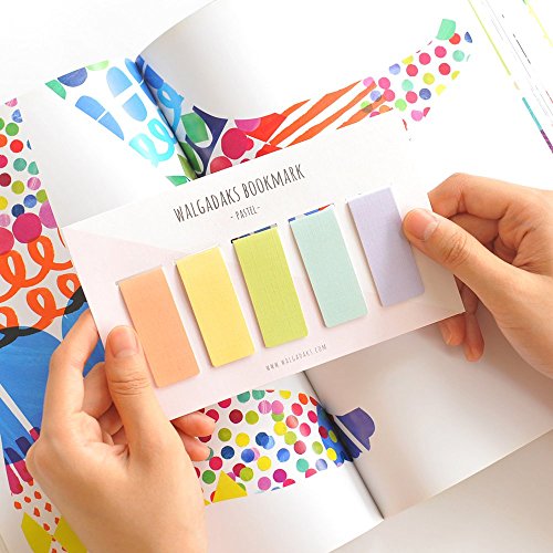 Monolike Magnetic Bookmarks Pastel, Set Of 5 #TOP3