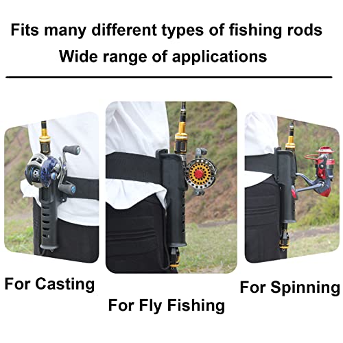 Rp Pigeon Fishing Waist Rod Holder Belt Fishing Belts Outdoor Lure Fishing Essential Tools（Only Belt Without Rod #TOP1